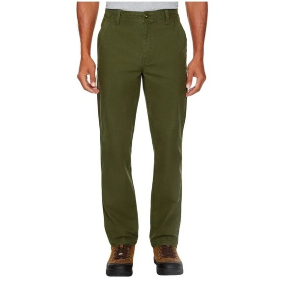 NEW Legendary Outfitters Men's 36x30 Stretch Canvas Pants Green Relaxed Fit - Picture 1 of 10